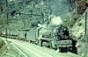 5808 with a westbound goods train passing below the Lithgow Zig Zag