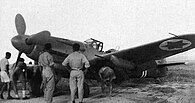 Czech Avia S-199 of Israeli 101 Squadron at Ekron Airbase in 1948