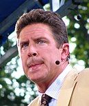 Dan Marino preparing for an interview