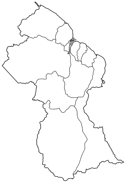 File:Guyana regions blank.png