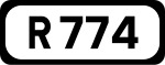 R774 road shield}}