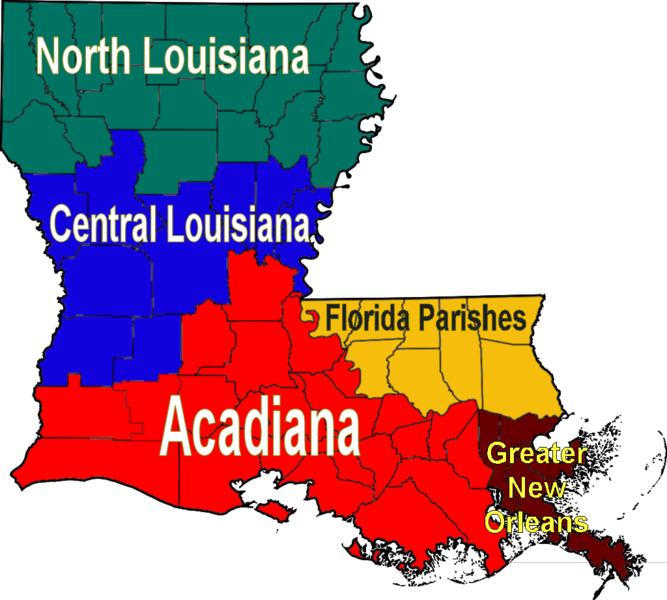 File:Louisiana regions map.png