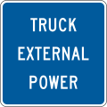 D9-16aP Truck external power (plaque)