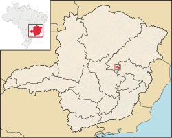 Location in Minas Gerais state