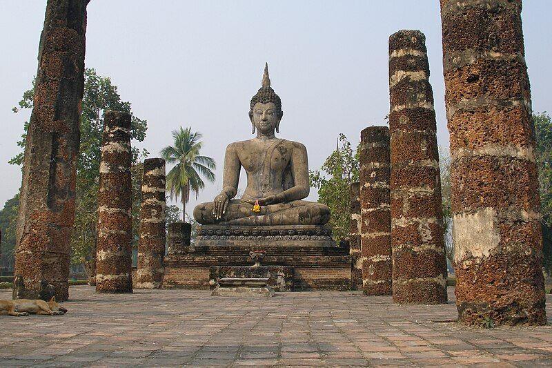 File:Sukhothai, Buddha, Thailand.jpg