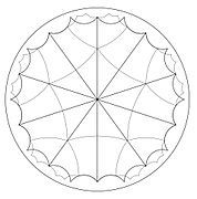 Adjusting to tiling by triangles with angles π/5, π/10, π/10