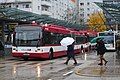 Image 21Trolleybuses outside Salzburg Hbf, Austria