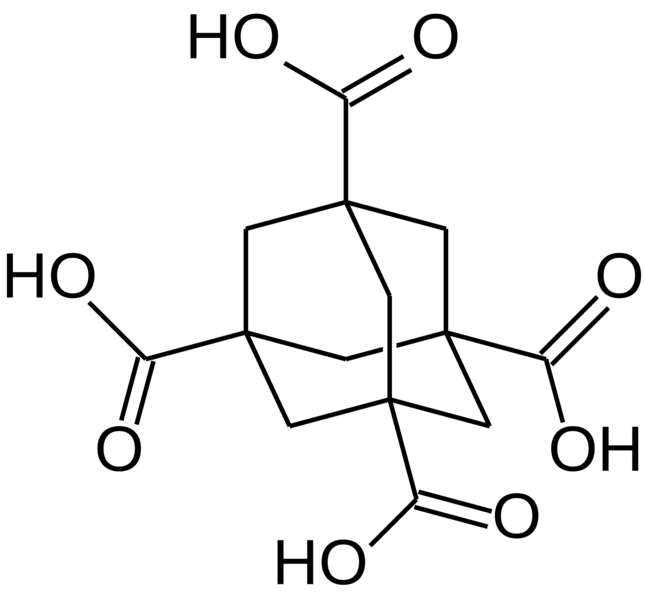 File:Adamantane-1357-tetracarboxylic acid.png