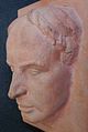 Clay head of Swiss writer Siegfried Lang [de] (1887–1970)