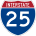 Interstate Highway Route 25