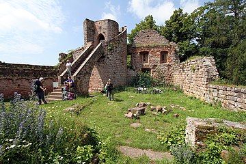 Gate tower from the inner courtyard