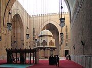 The Madrasa-Mosque of Sultan Hasan (built between 1356 and 1361), the largest Mamluk monument[237][238]