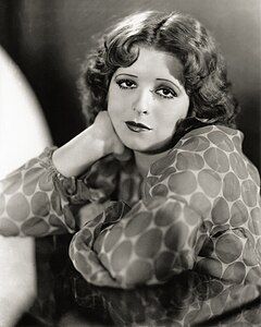 Clara Bow, by Harold Dean Carsey (restored by Yann)