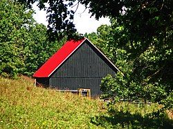 A barn in the township