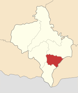 Location of Kosiv Raion