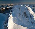 Aerial view of summit from north