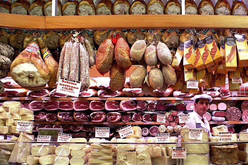 File:Salumi in Bologna.jpg