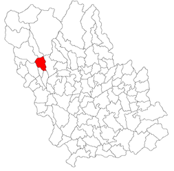 Location in Prahova County