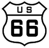 US 66 route marker