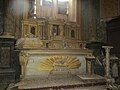 Damaged 18th-century altar