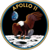 Official patch of Apollo 11