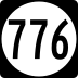 State Route 776 marker