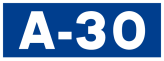 Autovía A-30 shield}}