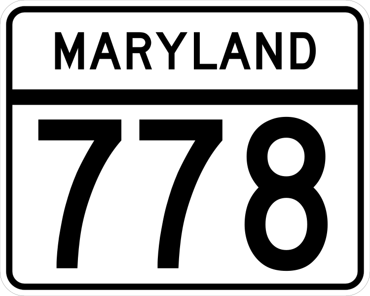 File:MD Route 778.svg