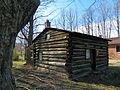 Ruffell Log Cabin, part of the Brick Church Corners historic district