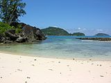 St. Anne islands from Mahe