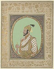 Shivaji's portrait (1680s) in the Rijksmuseum (1630–80)