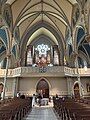 Another view of the organ loft, April 2023