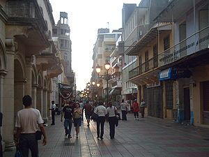 Calle el Conde, Zona Colonial. One of the oldest streets in the City of Santo Domingo