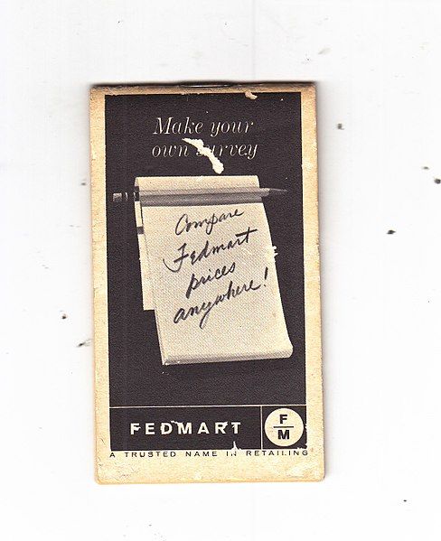 File:1964 FedMart Notepad.jpg