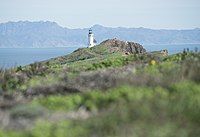 Anacapa Island Light viewed from the west side of the island