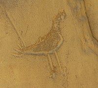 Chaco Pictograph, Chaco Culture Historical Park, New Mexico