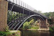 The Coalport Bridge (1818), incorporating three ribs from 1799 and an additional two in 1818