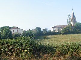 A general view of Sainte-Aurence-Cazaux