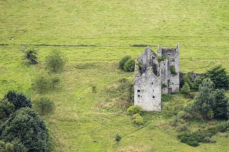 File:Scotland-2016-Aerial-Torwood Castle.jpg