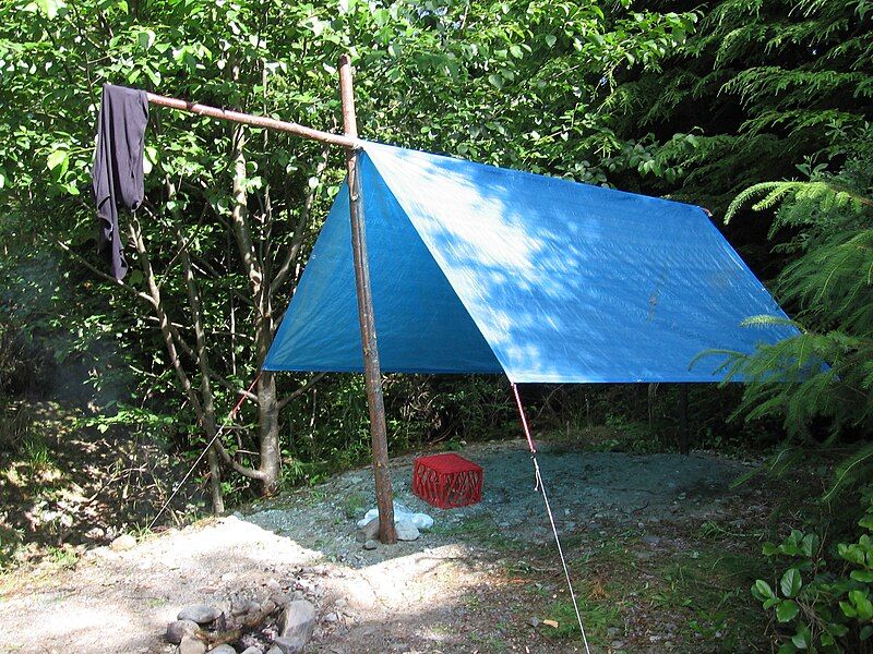 File:Tarpaulin fly tent.jpg