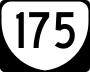 State Route 175 marker