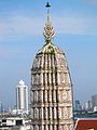 A seven-pronged trishula on top of Wat Arun, also known as the "trident of Shiva".[10]