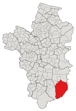 Subdistrict location in Ubon Ratchathani province