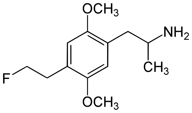 File:2,5-Dimethoxy-4-(2-fluoroethyl)amphetamine.svg