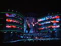 Stones on stage, Bigger Bang Tour, Twickenham, London, England, August 2006.