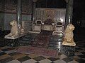 Inside the cathedral: the Royal thrones