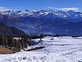 Dayara Bugyal Grasslands covered with snow