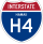 Interstate 4 marker