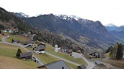 View of Masescha, with the village of Triesenberg in the background, 2023