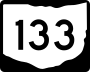 State Route 133 marker